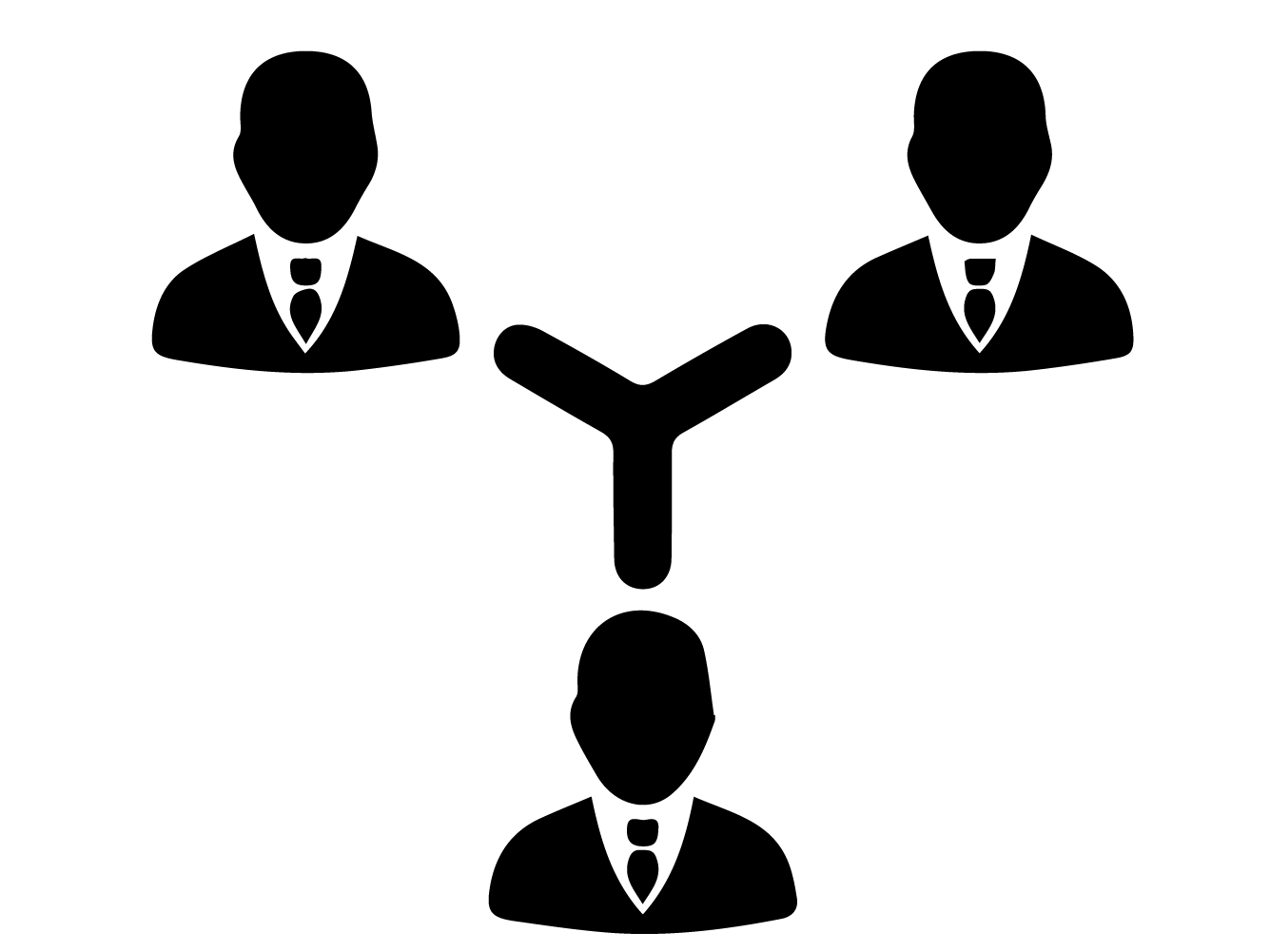 ✓